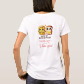 T-shirt Personalized Valentine Gift Funny Food Women  (Dos)