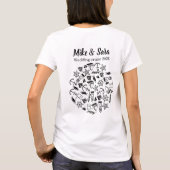 T-shirt Personalized wedding  (Dos)