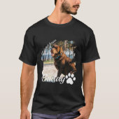 T-shirt personalized your own Name and Photo custom dog (Devant)