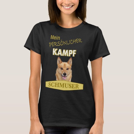 T-shirt Persönlicher Kampf Schmuser  Finnish Spitz (Devant)