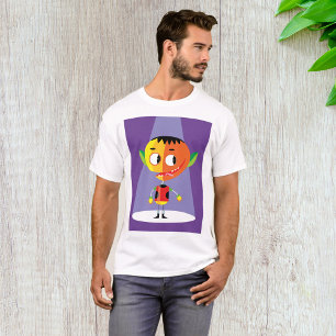 T-shirt Personnage à tête orange