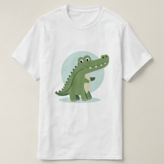 T-shirt Personnage de crocodile mignon