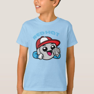 T-shirt personnage de dessin animé de baseball