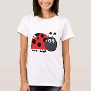 T-shirt Personnage de dessin animé de coccinelle
