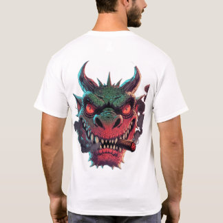 T-shirt Personnage de fantasy urbain audacieux graphique
