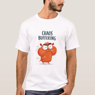 T-shirt Personnage de hamster anxieux drôle Gi