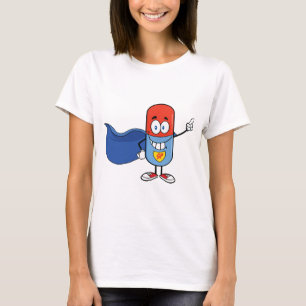 T-shirt Personnage de héros de bande dessinée Super Pill