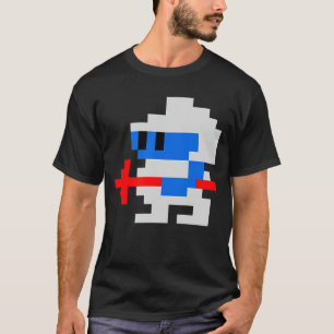 T-shirt Personnage de jeu vidéo rétro classique 8 bits des