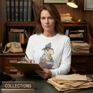 T-shirt Personnage de percepteur humoristique