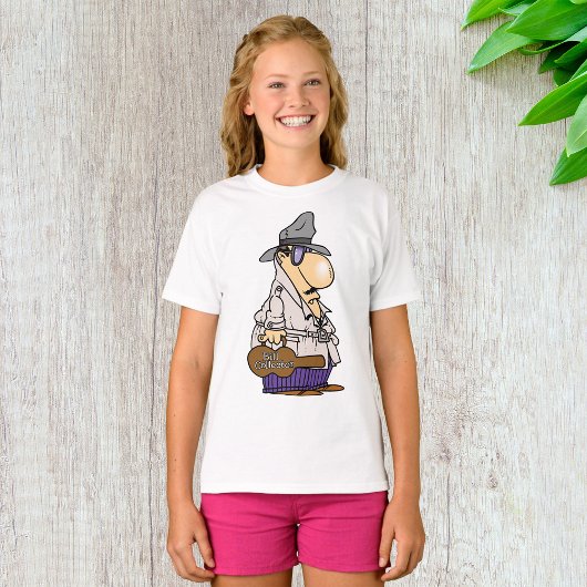 T-shirt Personnage de percepteur humoristique