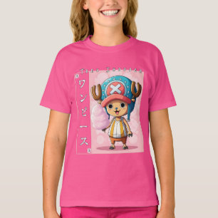 T-shirt Personnage de renne mignon d'anime avec un médicam