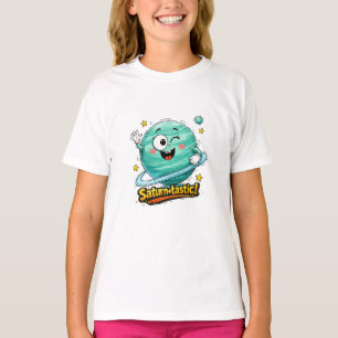 T-shirt Personnage mignon de la planète Terre