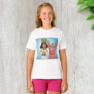 T-shirt Personnages bibliques de la reine et du prophète f