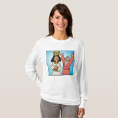 T-shirt Personnages bibliques de la reine et du prophète f (Devant entier)