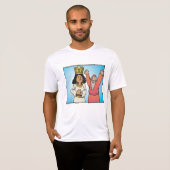 T-shirt Personnages bibliques de la reine et du prophète f (Devant entier)