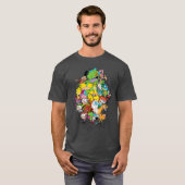 T-shirt Personnages Classiques Nickelodeon Faisant irrupti (Devant entier)
