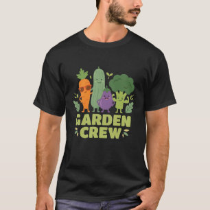 T-shirt Personnages de légumes de l'équipe de jardin drôle
