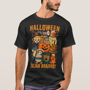 T-shirt Personnages de mème de brainrot italien Costume d'