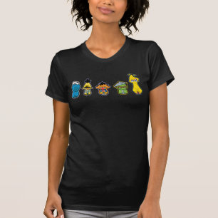 T-shirt Personnages de Sesame Street zombies