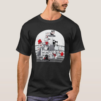 T-shirt Personnages d'horreur de chats - Halloween drôle