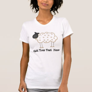 T-shirt personnalisable à motif de mouton en bonho