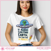 T-shirt Personnalisable Alien drôle dans Enseignant de sou