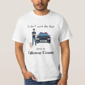 T-shirt personnalisable Ça ne fonctionne pas comme (Devant)