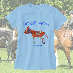 T-shirt Personnalisable : Cheval Maman - Chestnut Cheval D