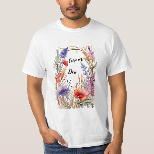 T-shirt personnalisable Coram Deo (Devant)
