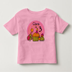 T-shirt personnalisable d'anniversaire de petit