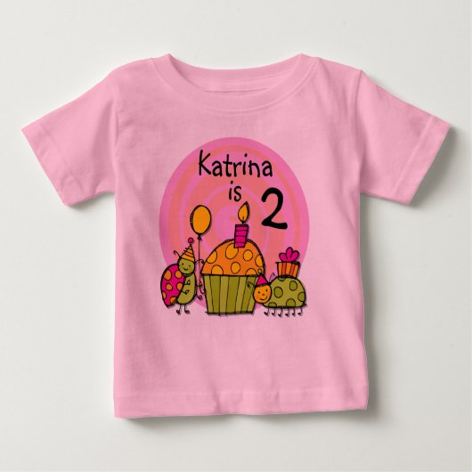 T-shirt personnalisable d'anniversaire de petit (Devant)