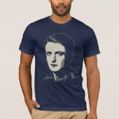 T-shirt personnalisable d'Ayn Rand (Devant)