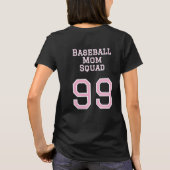 T-Shirt Personnalisable De La Mère De Baseball En (Dos)