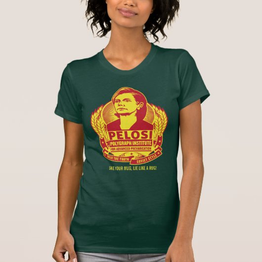T-shirt personnalisable de parodie de Nancy Pelosi (Devant)