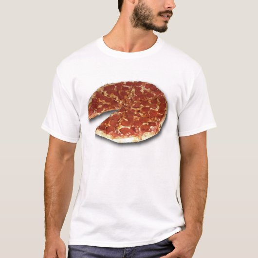 T-shirt personnalisable de pizza (avant seulement) (Devant)