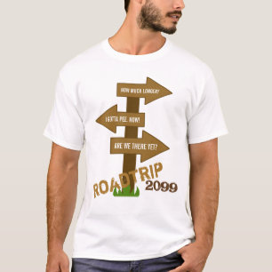 T-shirt personnalisable de promenade en voiture