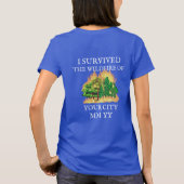 T-shirt Personnalisable j'ai survécu au feu de forêt (Dos)