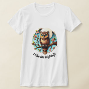 T-shirt Personnalisable J'Aime Le Chouette Nightlife