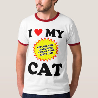 T-shirt PERSONNALISABLE J'aime mon chat