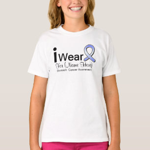 T-shirt Personnalisable Je Porte Le Ruban Cancer De L'Esto