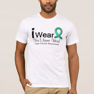 T-shirt Personnalisable je porte le ruban de Cancer de