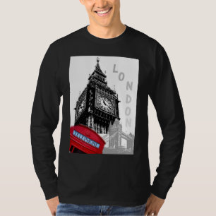 T-shirt Personnalisable Londres Big Ben Horloge Tower Mode