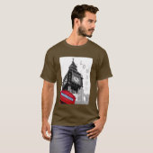 T-shirt Personnalisable Londres Big Ben Horloge Tower Mode (Devant entier)