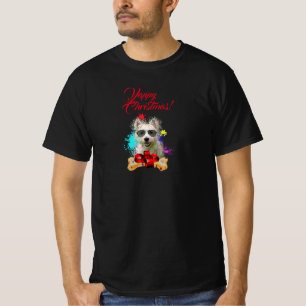 T-shirt Personnalisable mignonne chien Westie Joyeux Noël