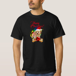 T-shirt Personnalisable Morkie Chien Joyeux Noël