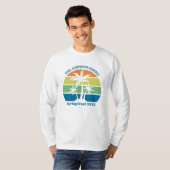 T-shirt Personnalisable Palm Tree Long Sleeve (Devant entier)
