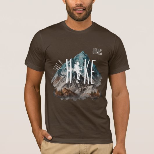 T-shirt Personnalisable "Take A Hike" (Devant)