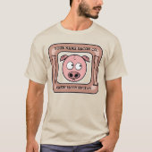 T-shirt Personnalisable (VOTRE NOM) Bacon Company Tee (Devant)