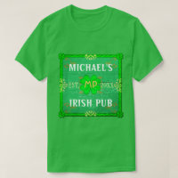 Personnalisable votre vert irlandais nommé de Pub
