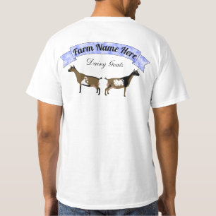 T-shirt Personnalisation de la chèvre laitière naine nigér